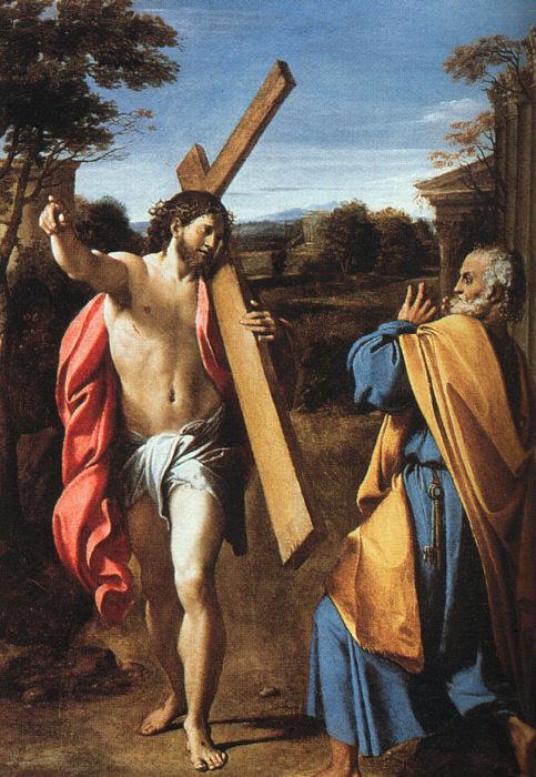 Annibale Carracci Christ Appearing to Saint Peter on the Appian Way China oil painting art